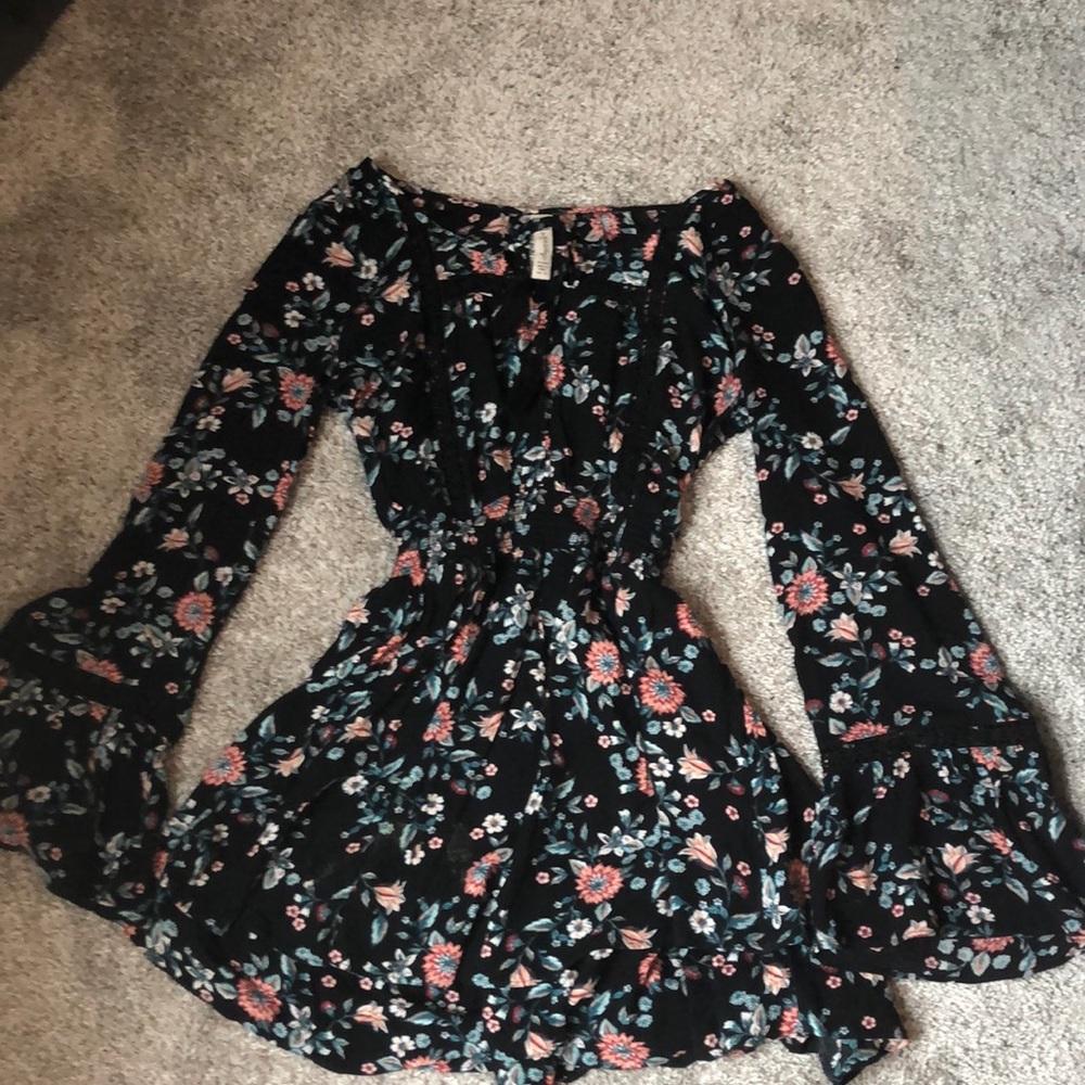 american ràg floral shape dress